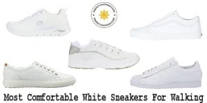 Most comfortable white sneakers for walking